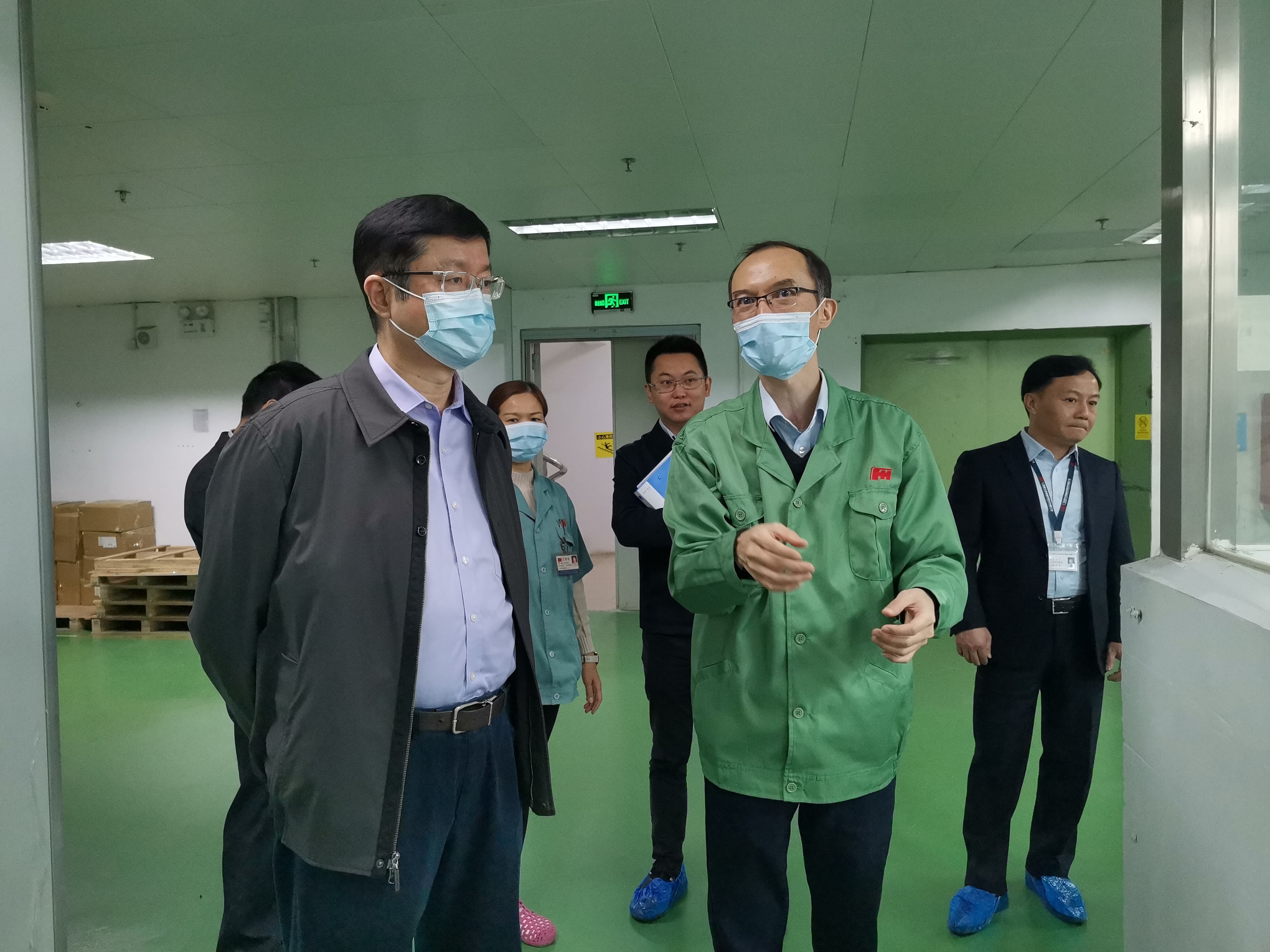 風(fēng)華高科董事長劉偉帶隊(duì)到端華、電感分公司調(diào)研