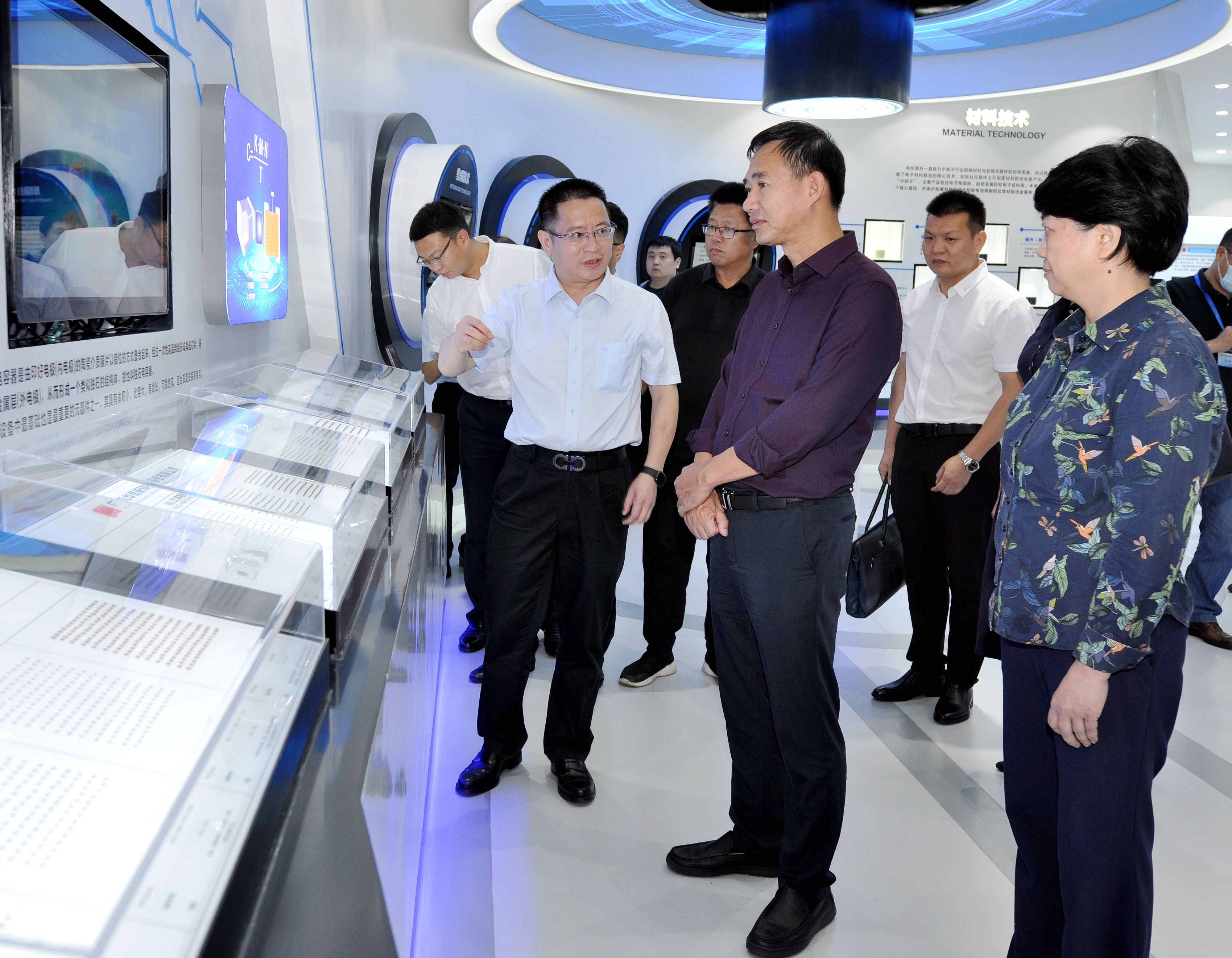 永州市委副書記、市長朱洪武帶隊考察風華高科