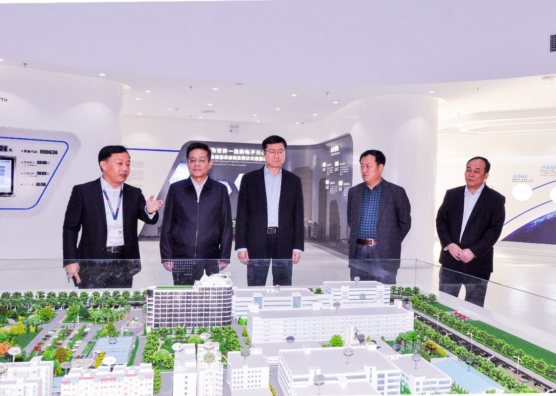 陜西省銅川市調(diào)研團(tuán)考察訪問風(fēng)華高科